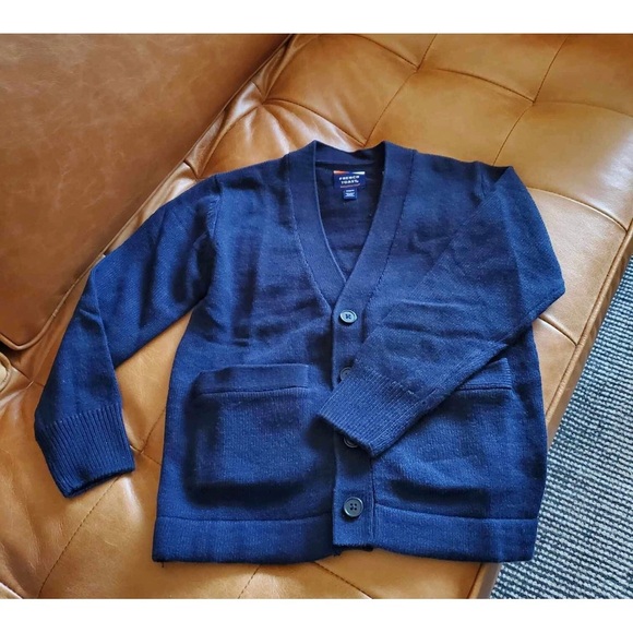FRENCH Toast Navy Blue Cardigan Size S - Picture 3 of 6
